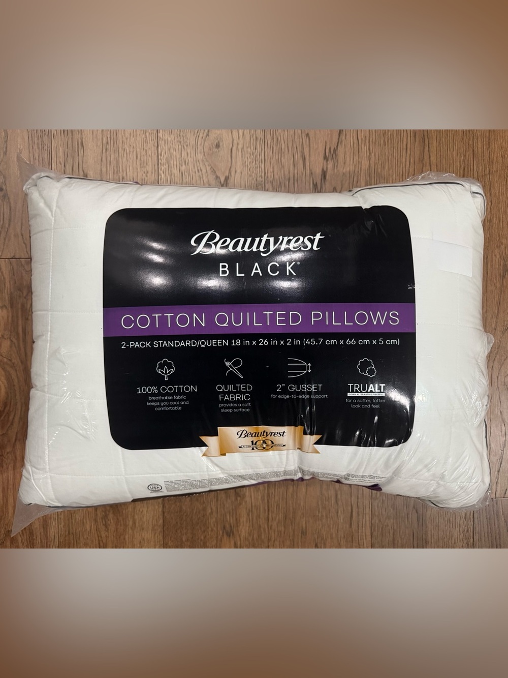 🎉LAST CHANCE🎉BEAUTYREST BLACK
2pk Luxurious Down Alternative Pillows